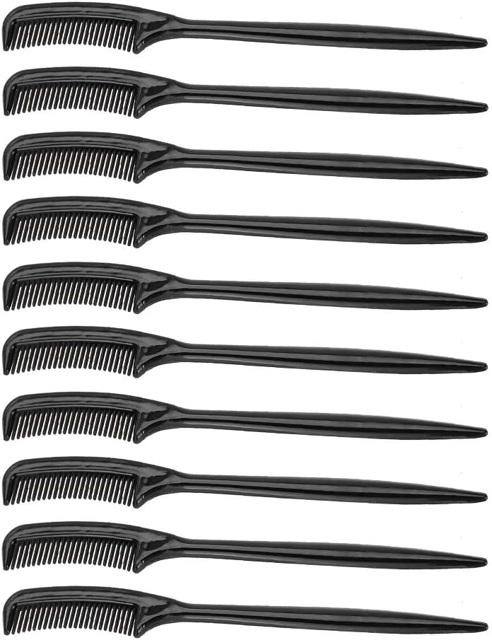 Eye Lashes Comb, Portable Makeup Eye Lashes 10pcs Eyelashes Comb Plastic Eyelash Brush, Separator Tool for Beauty Shaolong