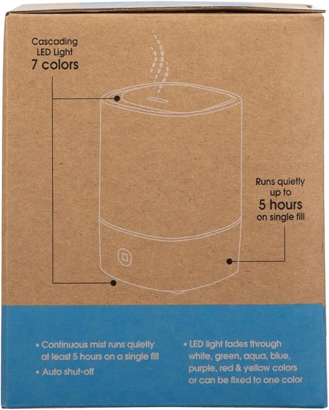 Difusor de Aromas Ultrasonido Sensei LED 150ml Blanco miniatura 8