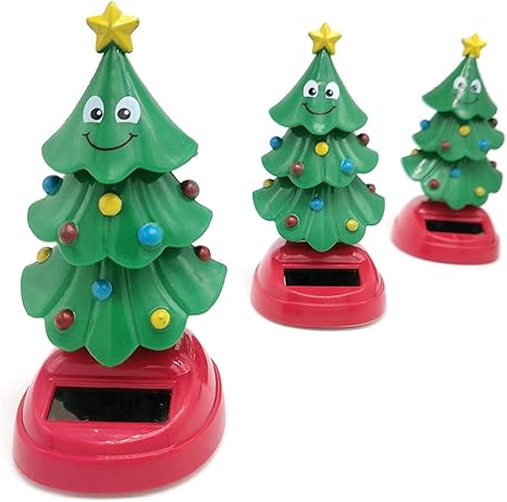 Amazon Co Jp ソーラークリスマスツリー クリスマスの飾り ダンスクリスマスツリー 車装飾 家の装飾品 子供のおもちゃ ギフト おもちゃ