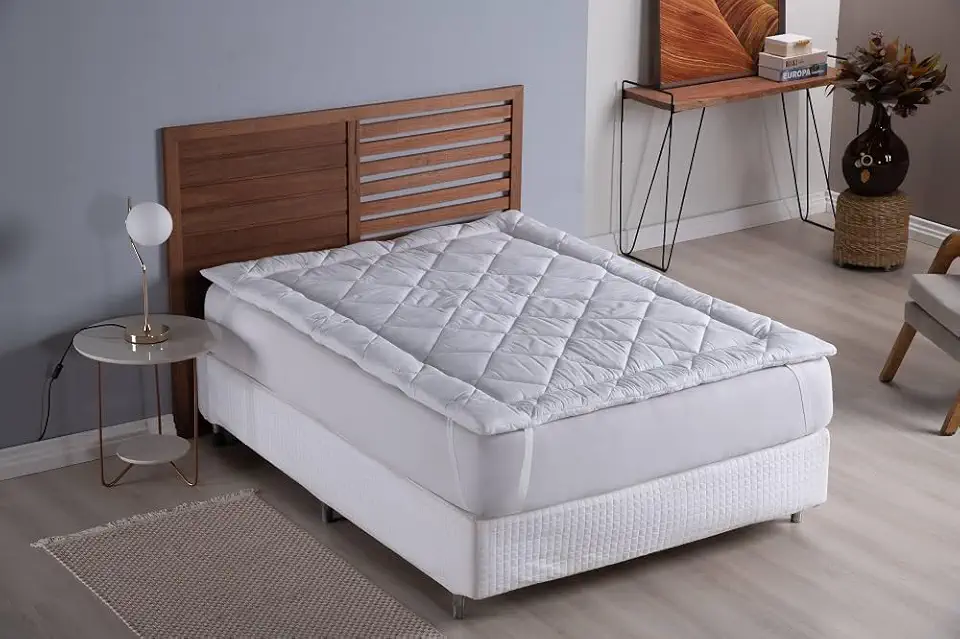 Pillow Top King 1,93m x 2,03m | Colchão Extra Macio de Algodão | Micro Percal 400 Fios | Enchimento 400 g/m² | Suporte Anatômico e Respirável | Proteção para Colchão King Size
