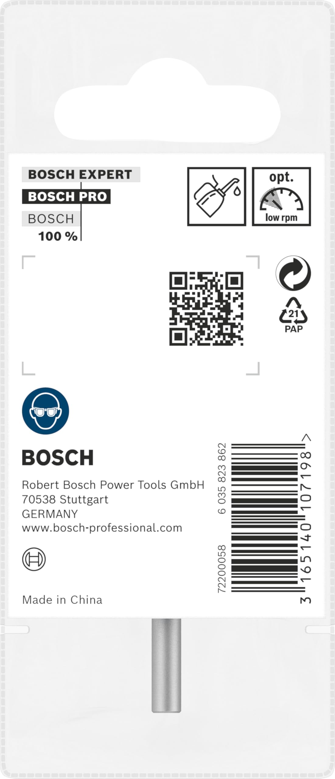 Bosch Accessories - 2608597504 Fraise à noyer conique HSS queue
