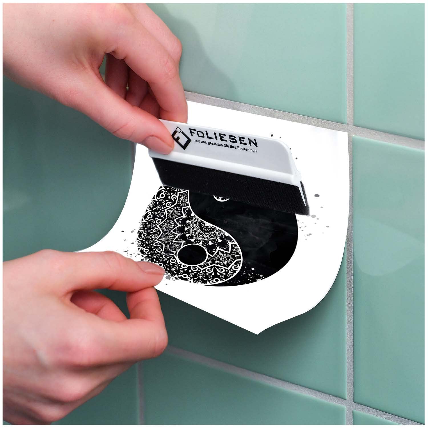 FoLIESEN Tegelstickers - decoratie tegelafbeelding zelfklevend