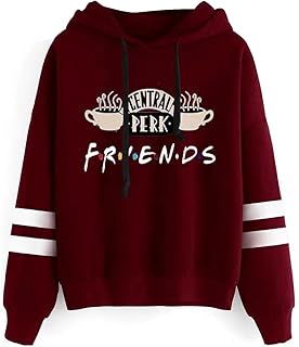 Friends Women's TV Show Print Hoodie - Long Sleeve, Loose Fit for Fans