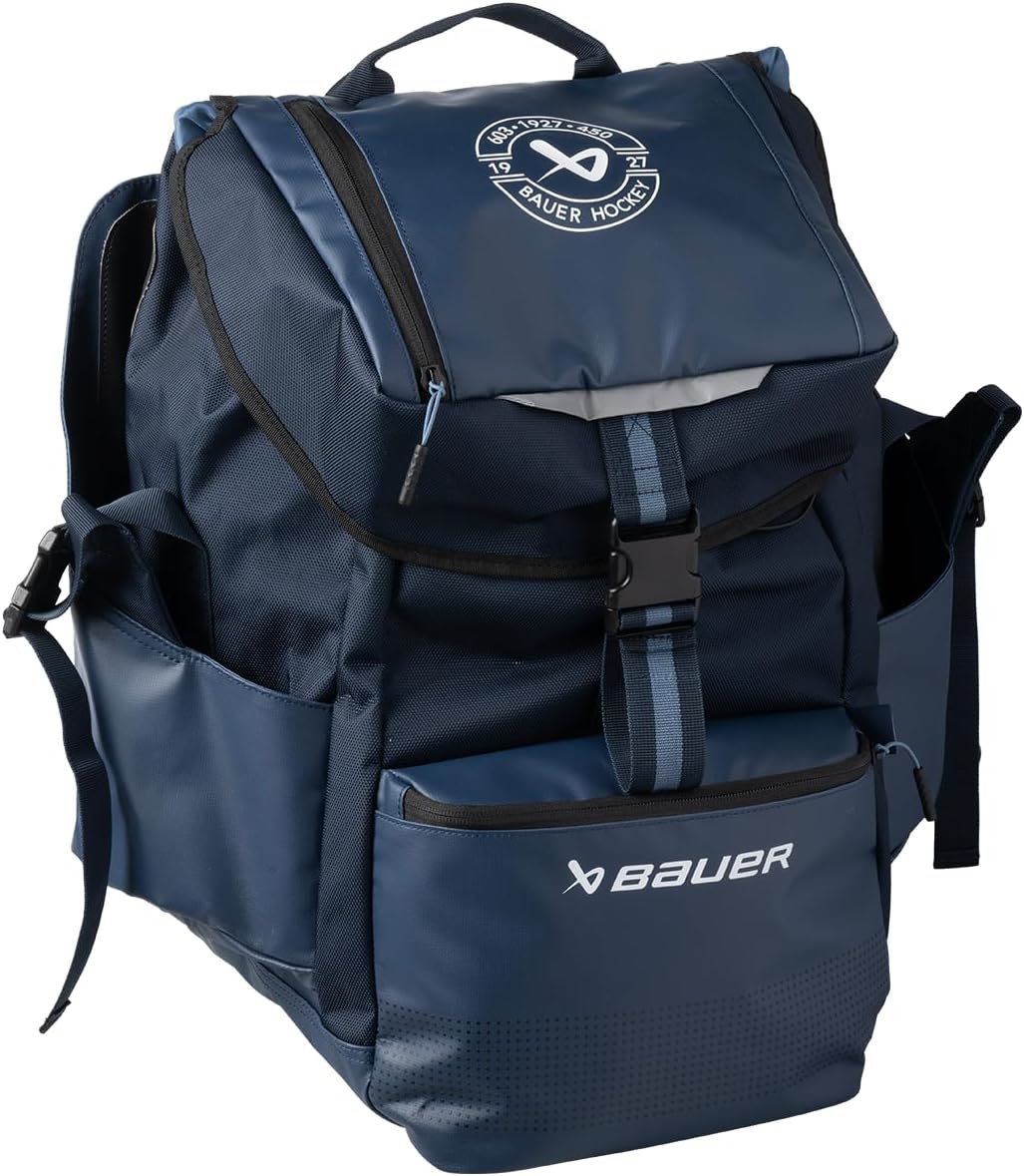 Bolsa de hockey Bauer Outdoor Rink Pond, azul marino