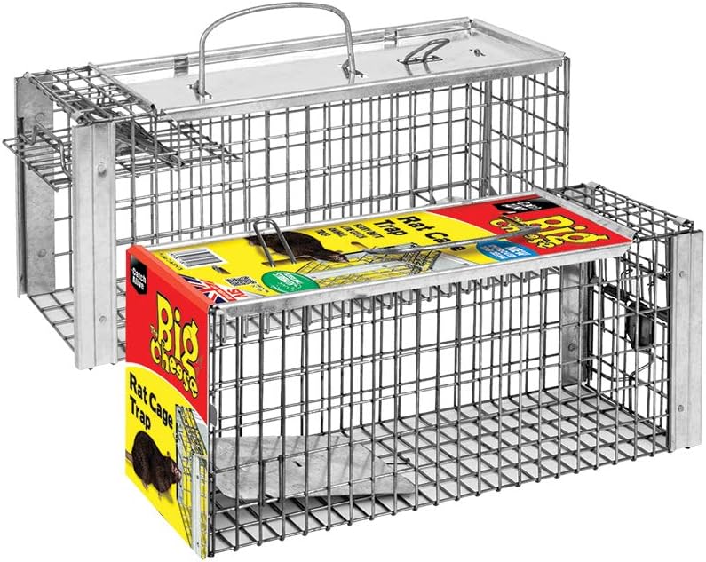 The Big Cheese Large Rat Cage Trap (Long Lasting, Rust Resistant
