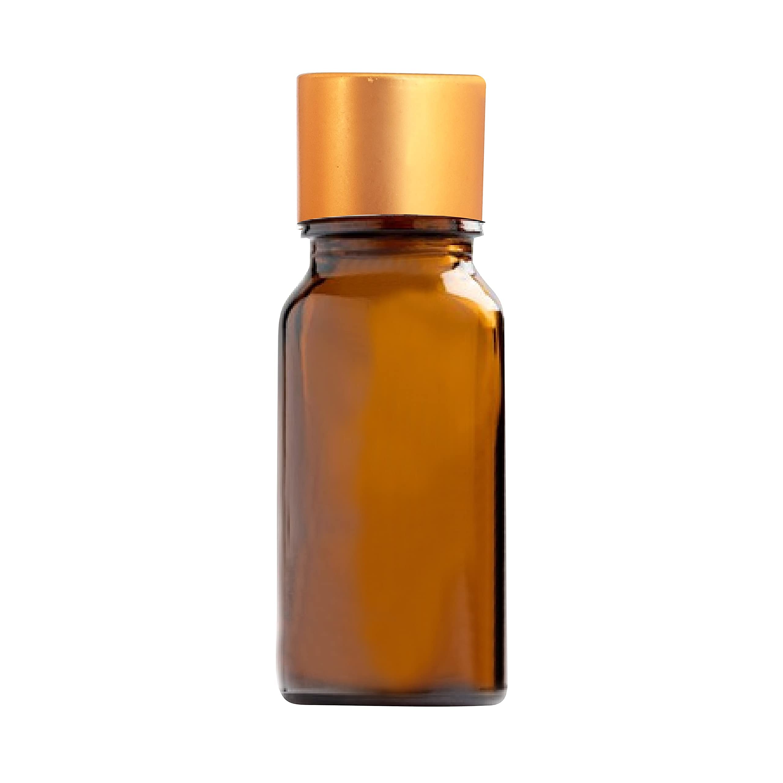 Zenvista 10ml Amber Color Glass Bottle With Gold Color Cap, Empty, Refillable For Essential Oil Multipurpose (Pack Of 3)-picture-48