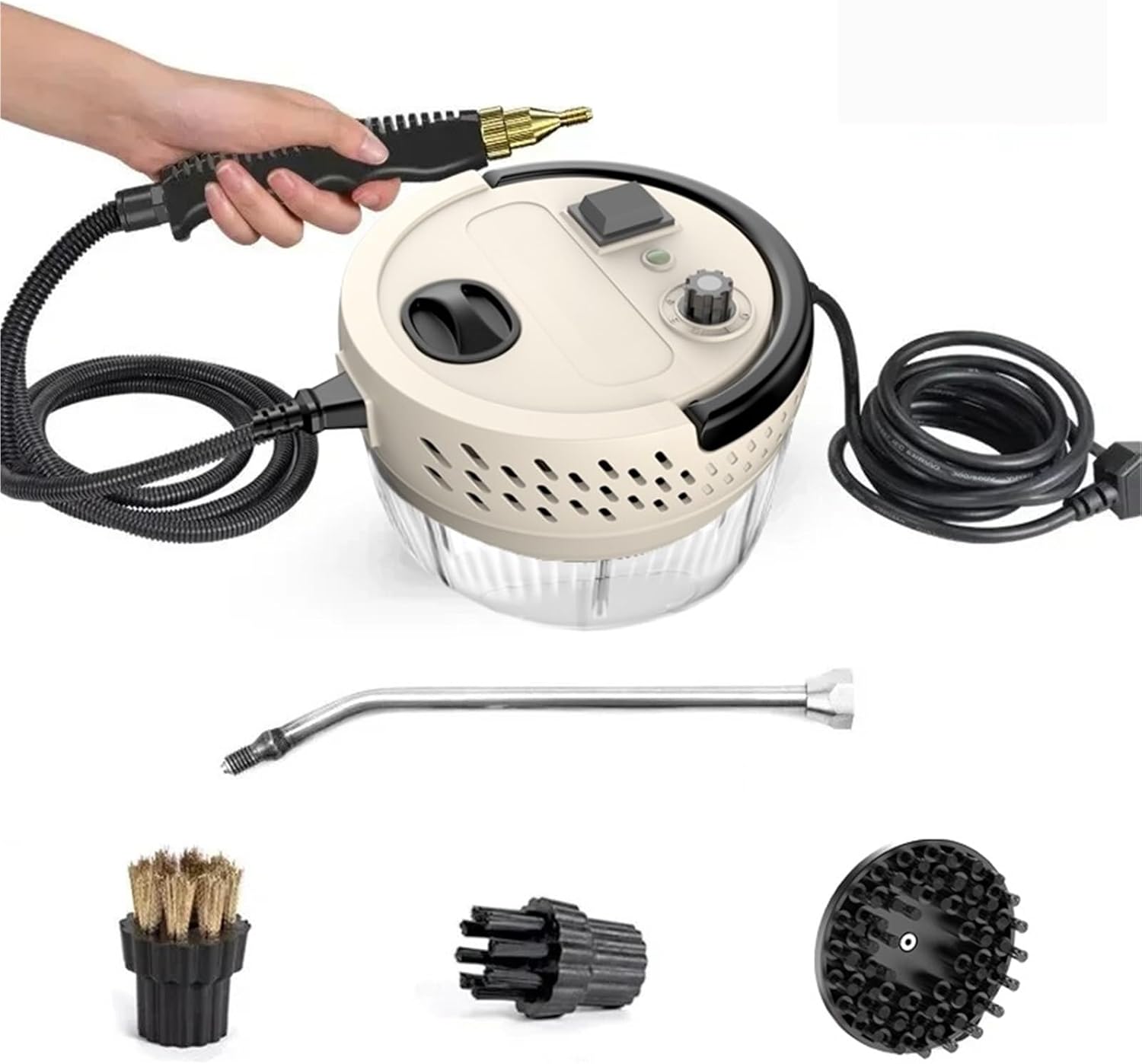 Steam Cleaner High Pressure and Temperature Sterilization 2500W Handhled Household Air Conditioner Kitchen Hood Washer(220 V)