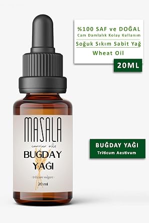 Masala Wheat Oil 20 ml. Cold Press (Wheat Carrier Oil)