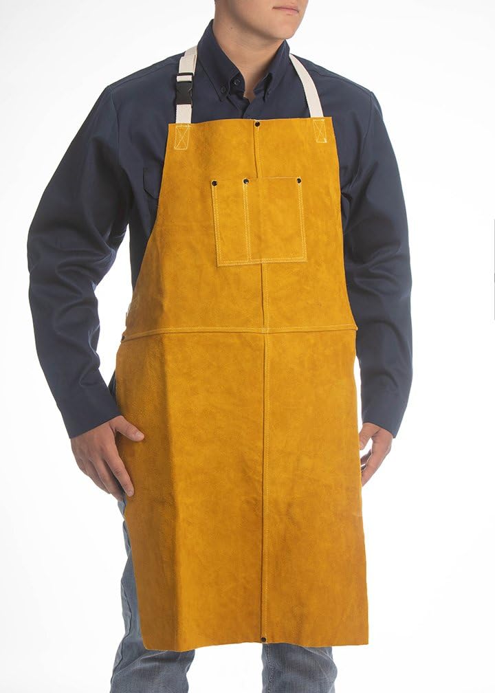 Ur Shield Work Apron -Welding Apron - Cowhide Leather Apron 36" - Fire Resistant Leather Apron - This Apron is Made to Last & Protect You in Extreme Heat Environment