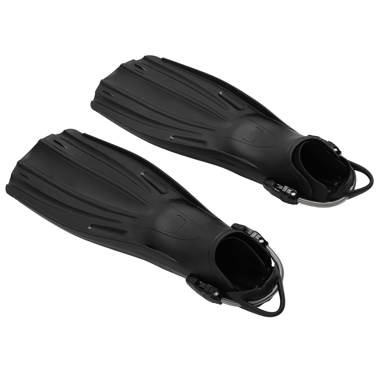 Generic Aleta para Pies Subacuática Diseño Ergonómico Negro Premium para Buceo y Apnea 2 Piezas