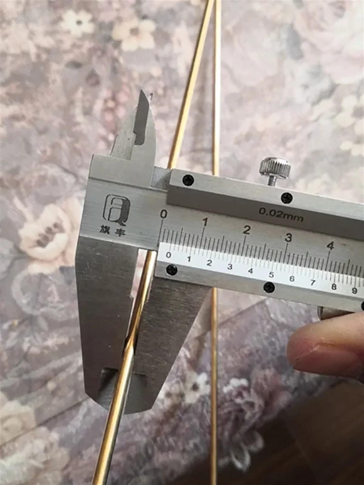 Rundstab aus Messing, hart, unbiegsam, solides reines Kupfer, handgefertigt, DIY-Werkzeug, Metallstäbe, Länge 500 mm, Durchmesser 0,8/1/2/3/4/5/6/7/8/9/10 mm (Color : 2pcs, Size : 7x500mm)
