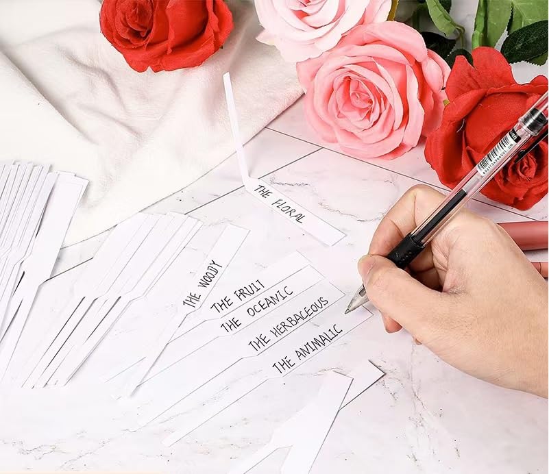 200 PCS Perfume Test Strips Disposable White Perfume Tester Strips Essential Oils Test Card Blotter Paper for Perfume Fragrances Scents Testing image 5 of 8 B0FDC7NTF6