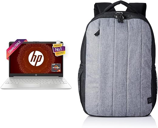 HP Laptop 15s, AMD Ryzen 5 5500U, 15.6-inch (39.6 cm), FHD, 8GB DDR4, 512GB SSD, AMD Radeon Graphics
