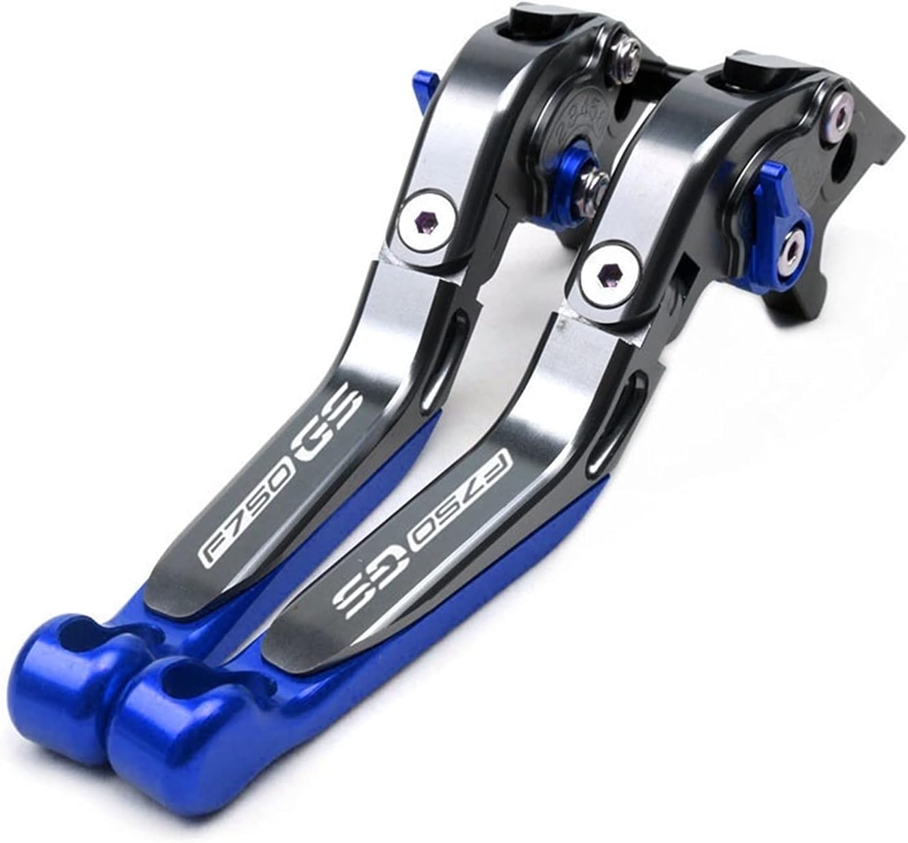 Compatible with BM W F750GS F850GS F750 F850 GS F 750GS 850GS 2018 2019 2020 Motorcycle CNC Adjustable Folding Extendable Brake Clutch Lever Brake levers(Grey+Black)