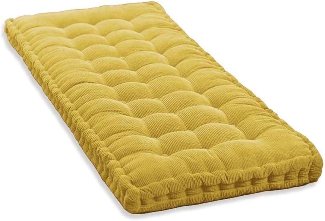 Cuscino per panca da esterno extra spesso, 122 cm, colori vivaci, comodo cuscino per mobili da giardino, divanetto e sedia