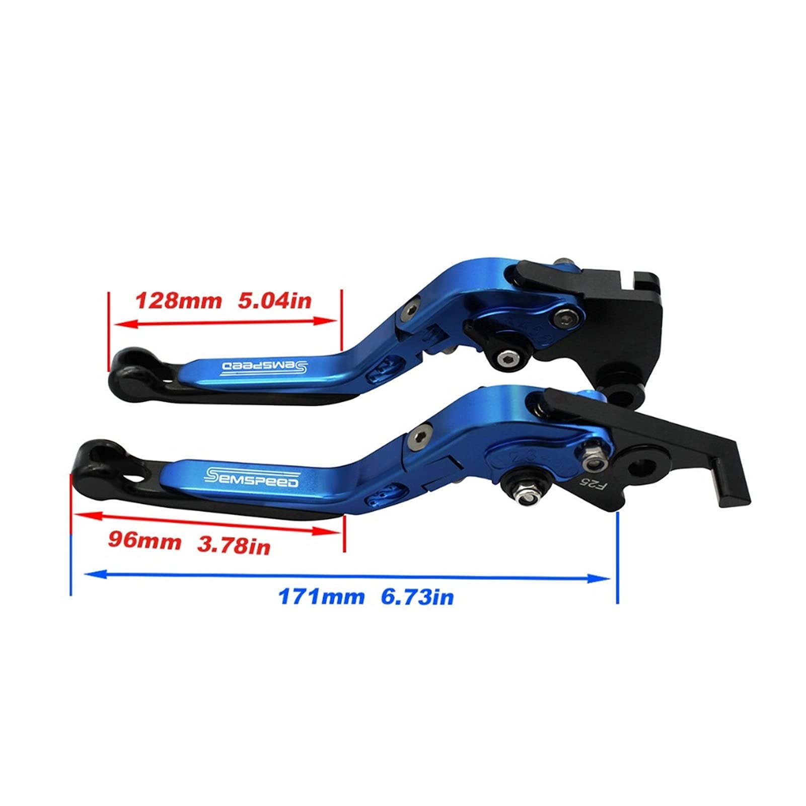 Leve Freno E Frizione Pieghevoli Regolabili Per Ducati 848/EVO, 749, 999, 1098, 1198, 1199/899 Panigale – Alluminio CNC, Anodizzate, 6 Posizioni