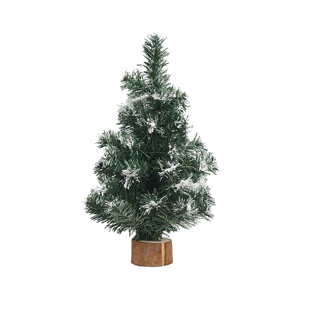 RLKHXBS Choinki Sztuczne choinki Mały płatek śniegu Choinka z białą główką Sztuczne choinki Choinki (rozmiar (prezenty na choinkę) (50 cm) Nowość