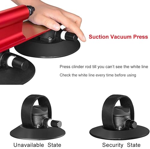 Miniatura 3 de ROCKBROS Portabicicletas Sucker para techo de coche Ventosa Portabicicletas de liberación rápida de aleación de aluminio para 1 bicicleta