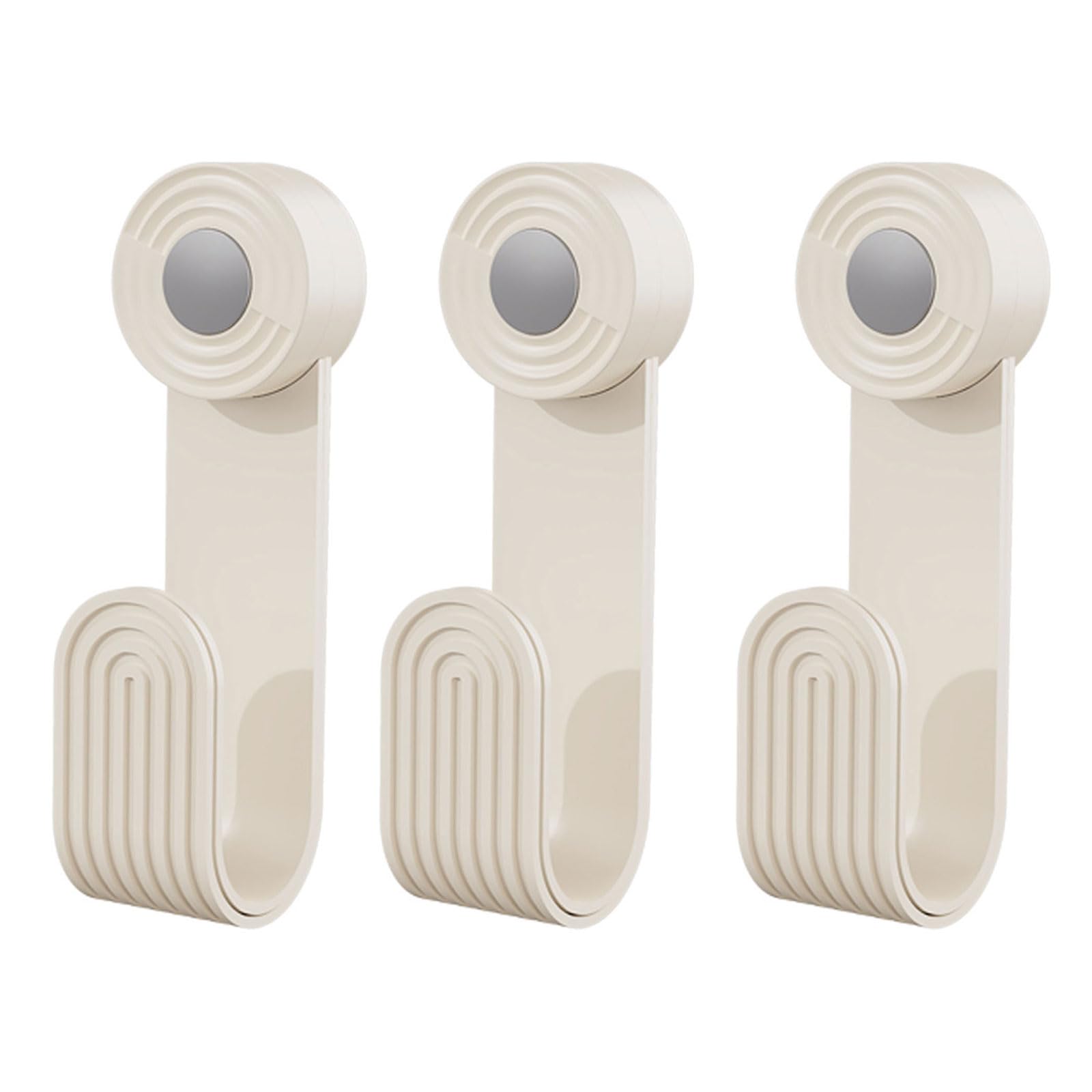 NEWFT 3Pieces Practical Pots Lid Holders Set Strong Adhesive and Sturdy Materials for Space Saving Optimization in Any Room Multipurpose Lid Brackets