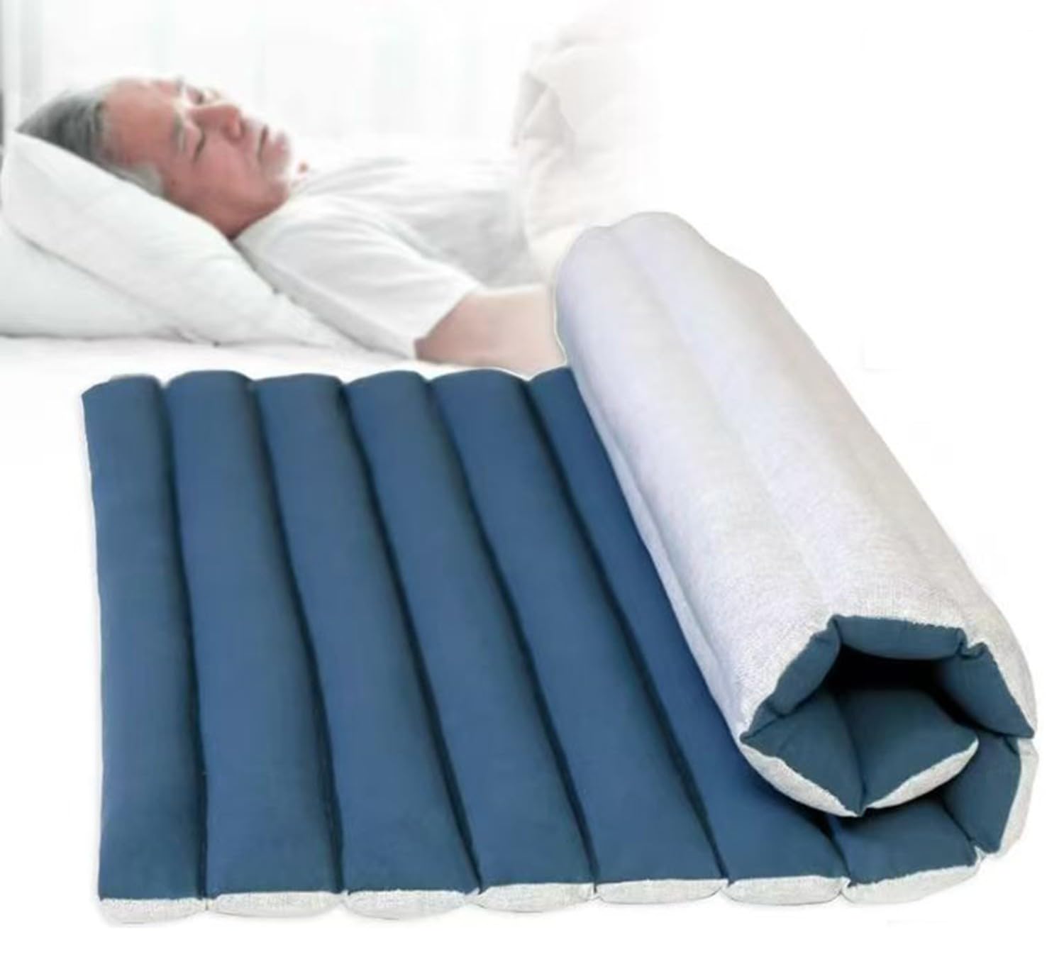 BLUEZY Matelas Anti-Escarres pour Personnes Âgées, Matelas pour Lit D'hôpital À Domicile Matelas À Pression Alternée pour Les Patients Alités De Longue Durée, Facile À Nettoyer B,L60cm*W70cm