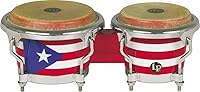 Vista 2 de Latin Percussion LPM200-AW Santana Mini Bongos de madera afinables