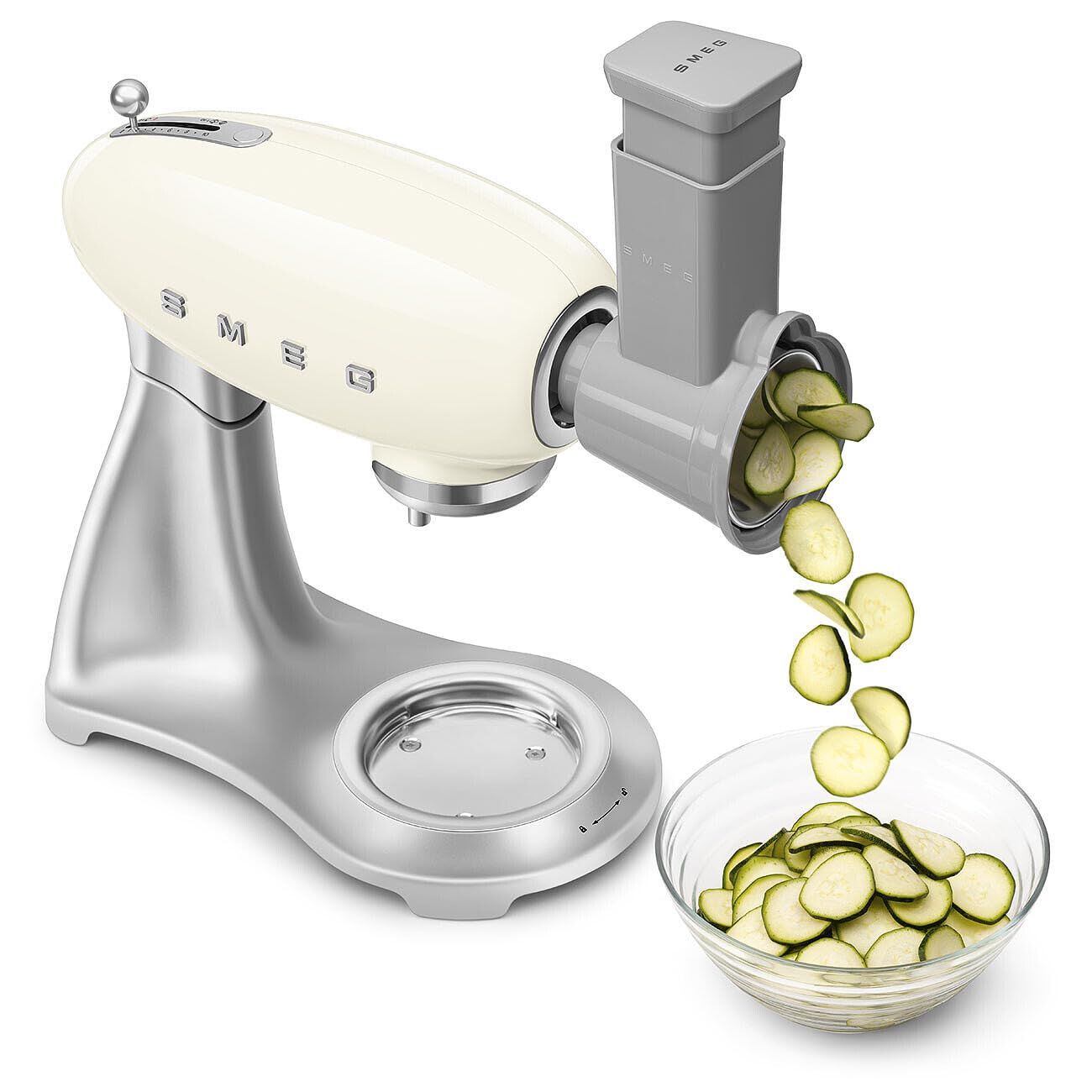 SMEG SMF04CREU - Robot pastelero multifunción 4,8 l 800 W