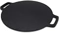 11-Inch Cast Iron Roti Tawa, Double Handled Cast Iron Crepe Pan for Dosa, Tortillas