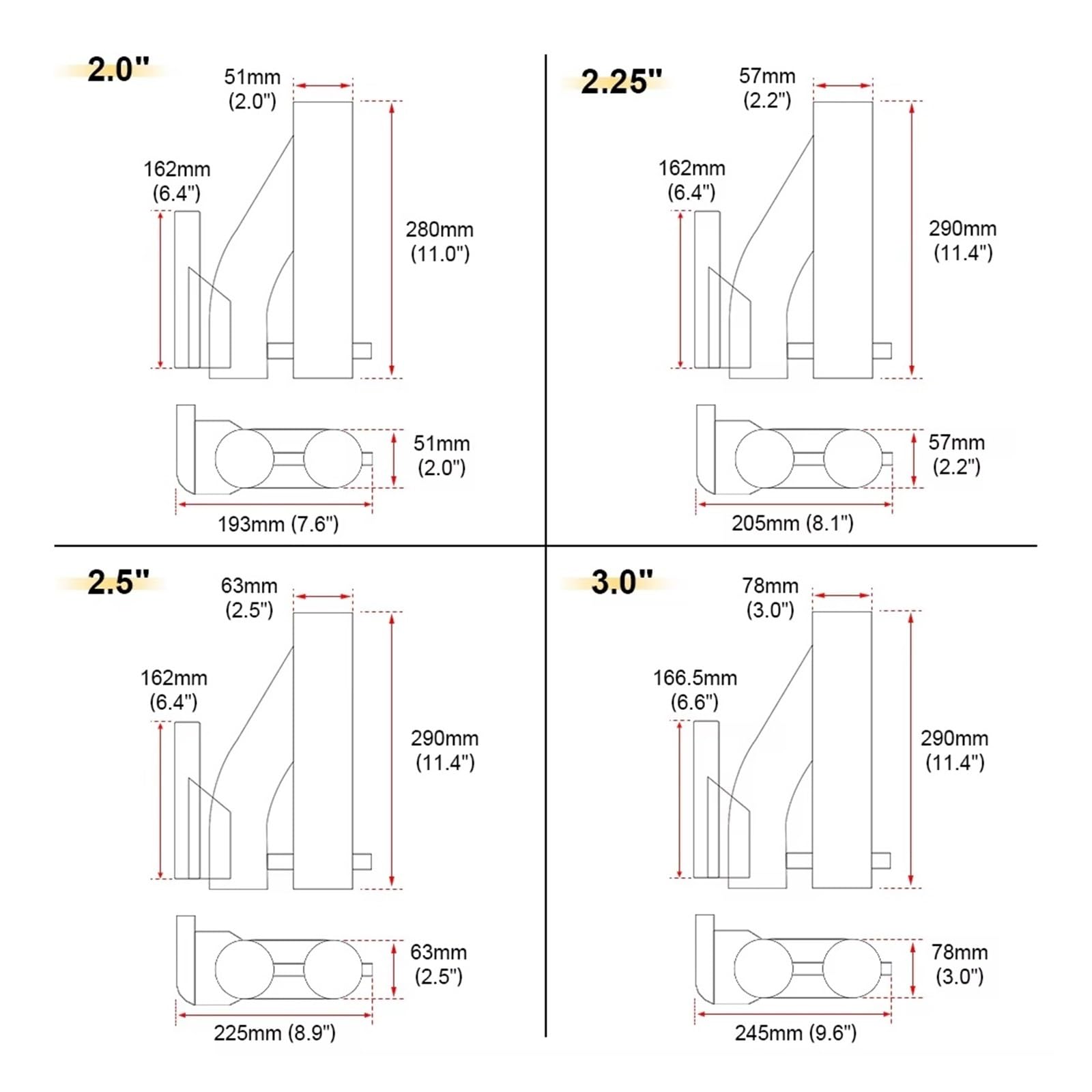 Endrohrblende Universal 2" 2,25" 2,5" 3,0" Elektrischer Auspuff-Fallrohrausschnitt E-Cut Out Dual-Ventil-Fernbedienung, kabellos Auspuffrohr(2.25)
