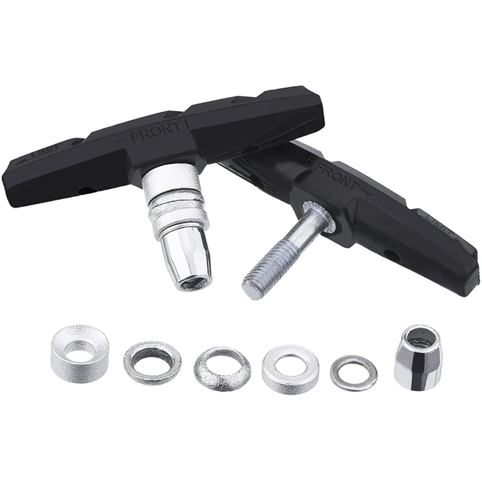 Amazon | 自転車ブレーキシュー Vブレーキ ブレーキパッド 消音