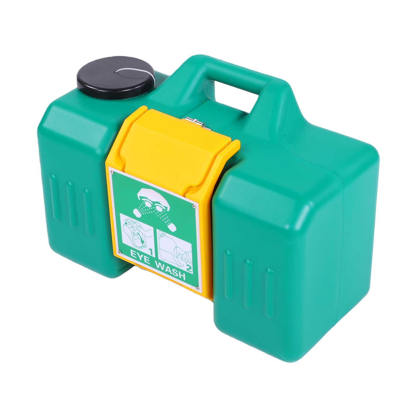 banapoy Estación de Lavado de Ojos, Estación de Lavado de Ojos de Emergencia Montada en la Pared con Capacidad 35L, Equipo de Riego para de, para Laboratorio Industrial