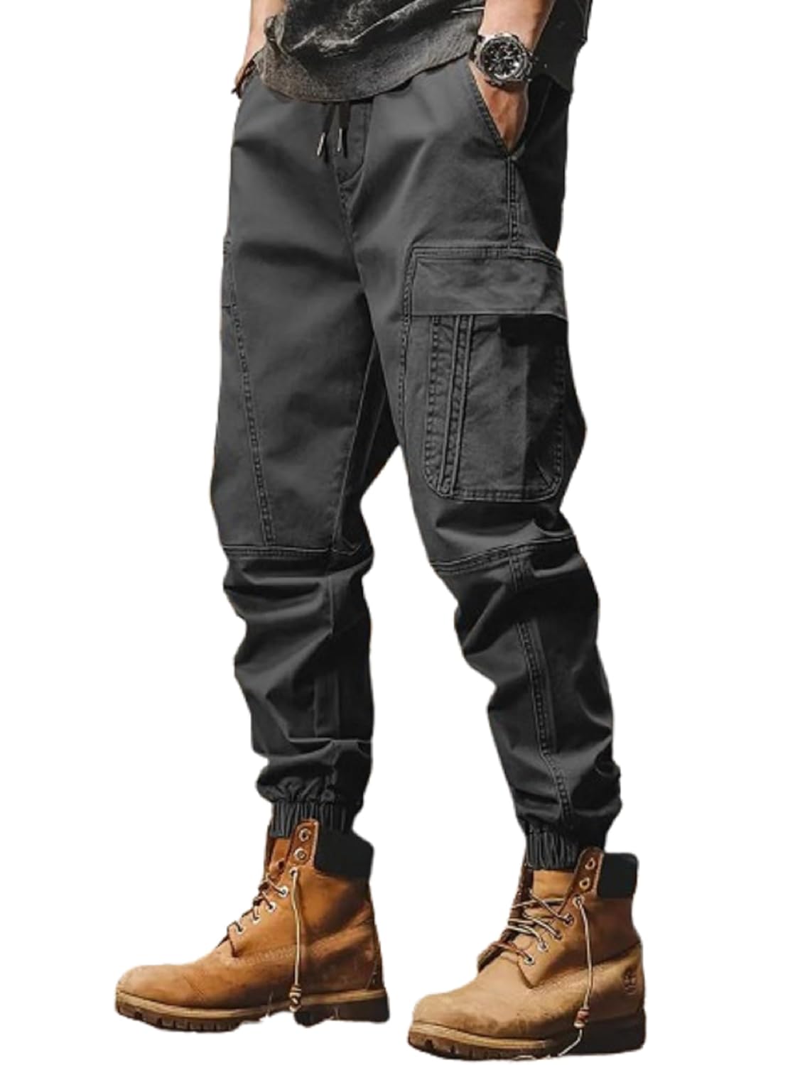 Lymio Cargo for Men || Cotton Cargo Pant || Drawstring Waist Pant (Also Available in Plus Sizes) (101-104) Lymio Cargo for Men || Cotton Cargo Pant || Drawstring Waist Pant (Also Available in Plus Sizes) (101-104)