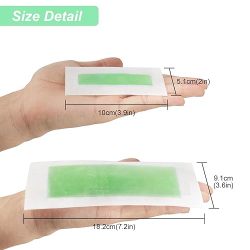 Miniatura 6 de Charmonic Tiras de cera de 70 unidades, tiras de depilación, kit de depilación para cuerpo y cara, kit de depilación en casa para cejas, piernas,