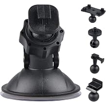 Dash Cam Mount Quick Release with 5 Adapters