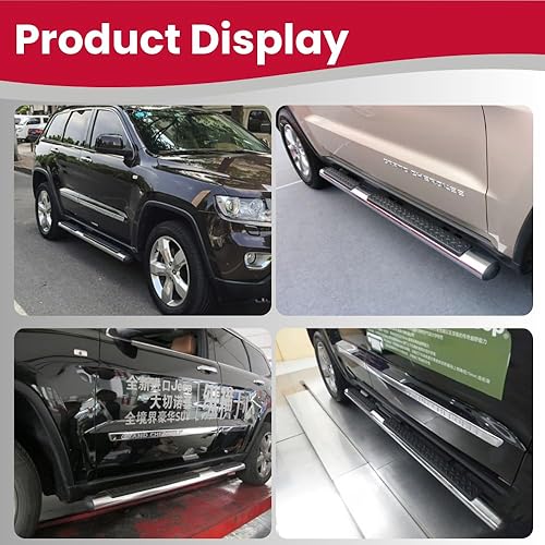 Miniatura 7 de Estribos laterales aptos para Grand Cherokee 2011-2021 - Barra Nerf