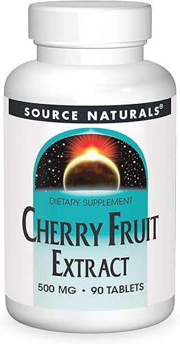 Source Naturals Extracto de fruta de cereza, 500 mg - 90 tabletas