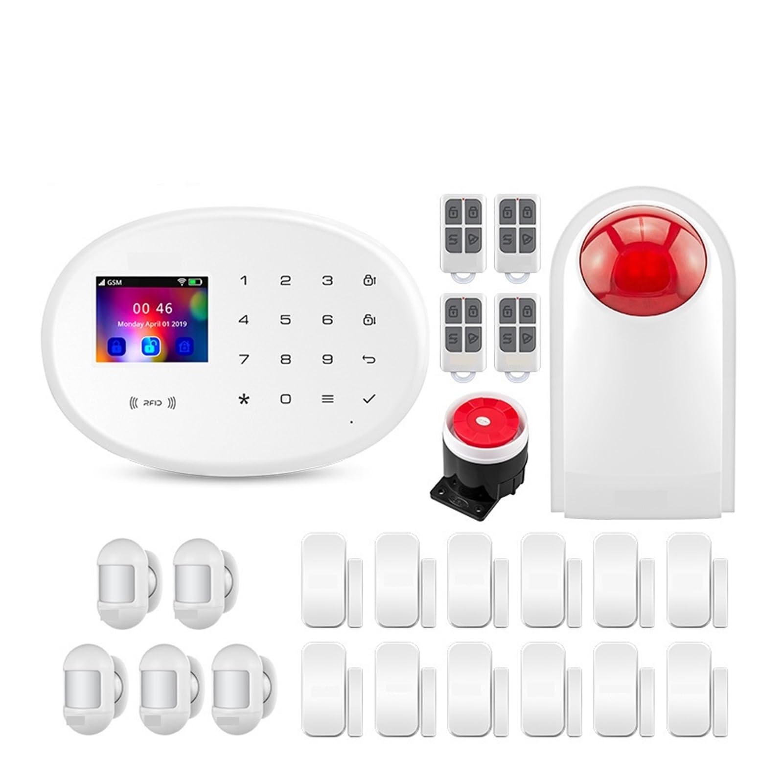 Kit di allarme WIFI 4G funzionante con APP Smart/Smart Life(KIT 2)