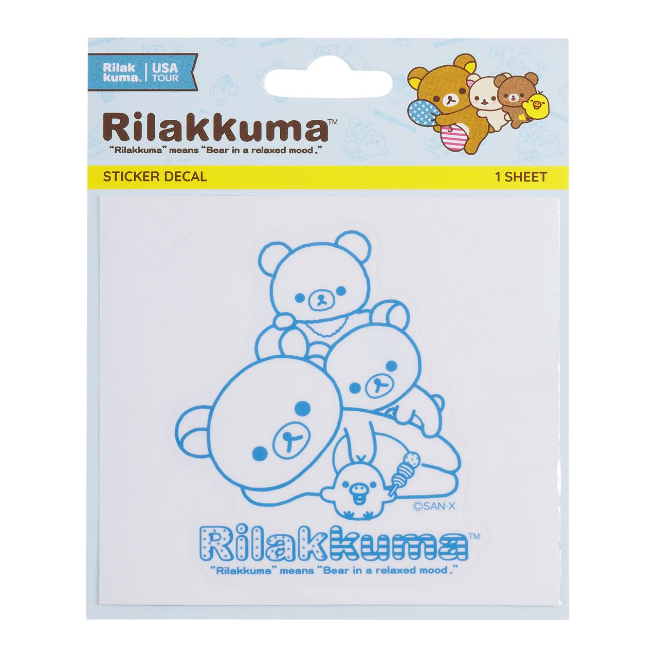 Dark Blue Rilakkuma Cap Rilakkuma USA Tour 20th Anniversary San-X Hat Adult Denim Rilakkuma Hat