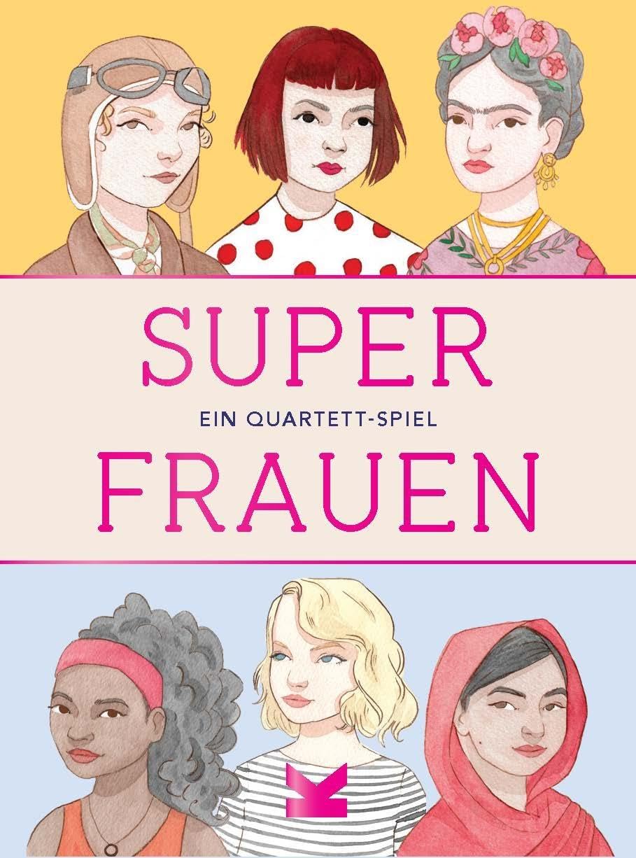Laurence King Super Frauen. EIN Quartett-Spiel, 9 x 6 cm