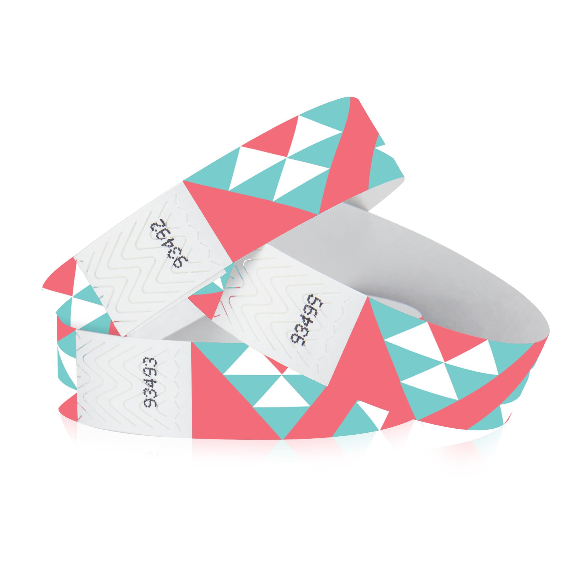 500 WristCo Aztec Tyvek Wristbands for Events – Security Cuts & Tamper-Proof Design to Prevent Reuse – Premium-Grade Bracelets for Hospital & Medical