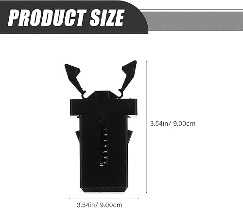 Miniatura 2 de Piezas de prensa de cesta, 50 unidades, cerradura de tapa de bote de basura, autobloqueo, repuesto de captura de basura