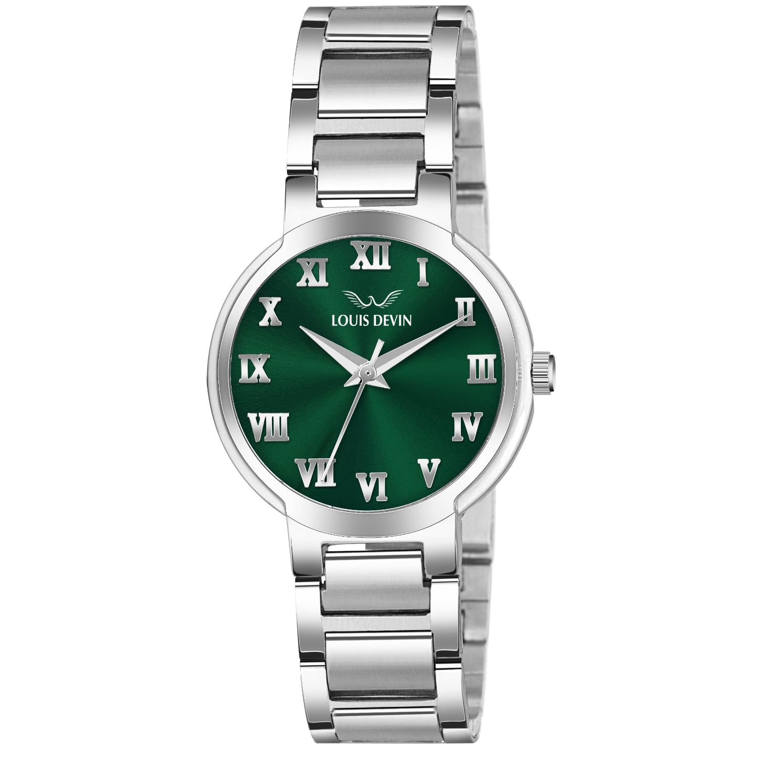 Stainless Steel Chain Analog Wrist Watch for Women (White/Green/Blue/Black Dial) | LD-ZL199-image-43
