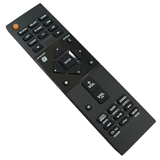 Replacement Remote Control for Pioneer Elite VSX-1131-K VSX-LX104 VSX-832B VSX-832B-S 7.2 Channel Network 4K Ultra HD AV Receiver