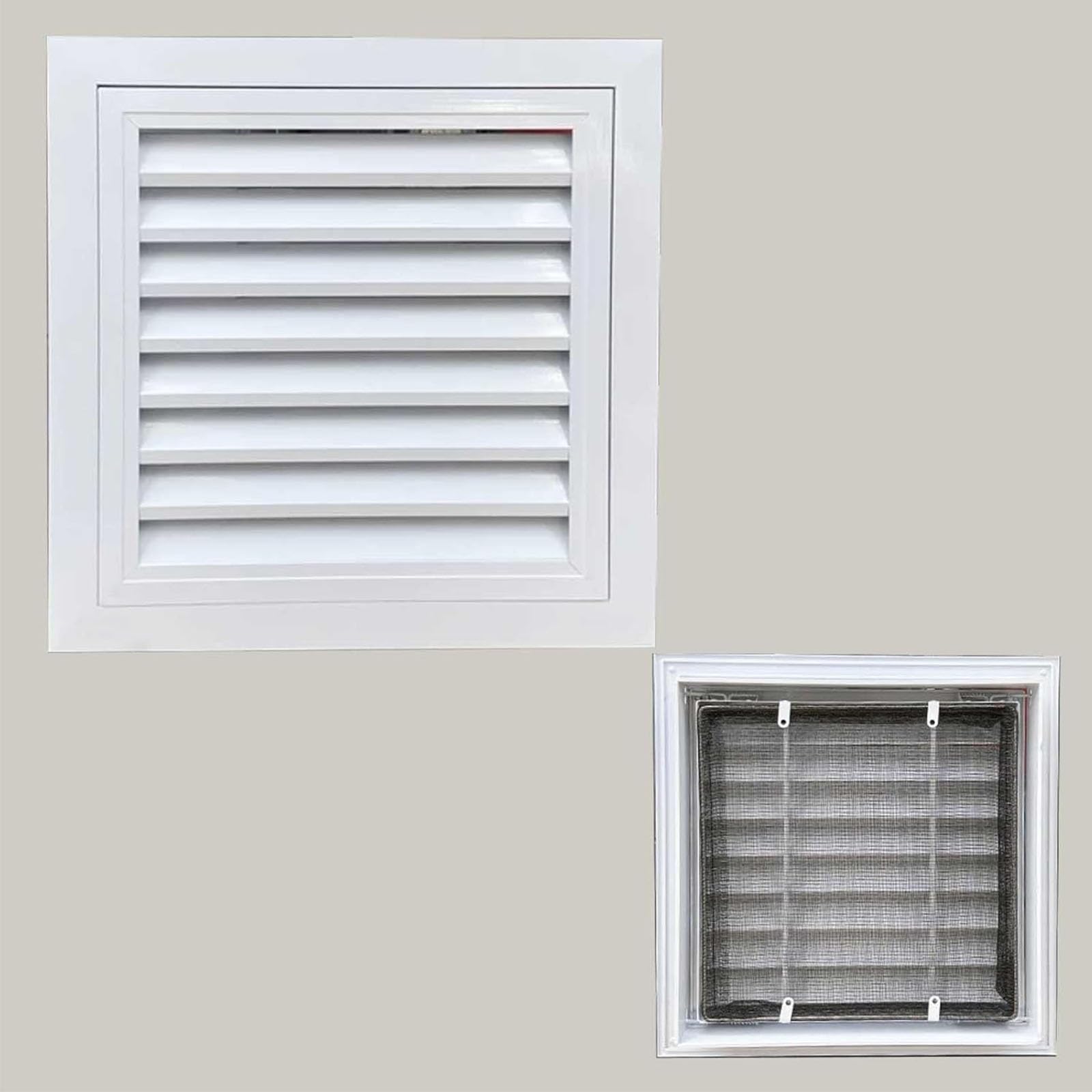 Grille d'aération pour mur et plafond avec porte d'accès