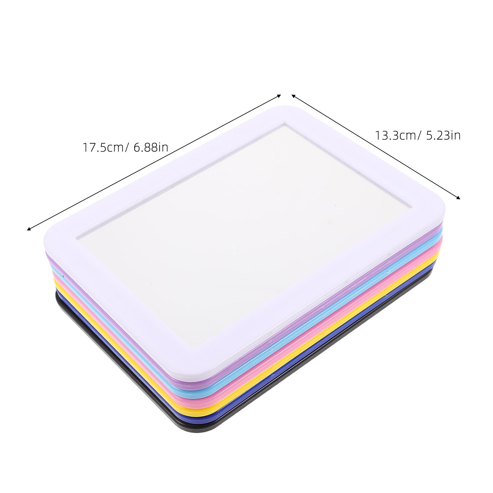 Operitacx 7 Pezzi Specchio Magnetico Rettangolare per 7x5 Pollici