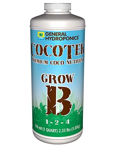 General Hydroponics CocoTek Grow B, 1 cuarto de galón