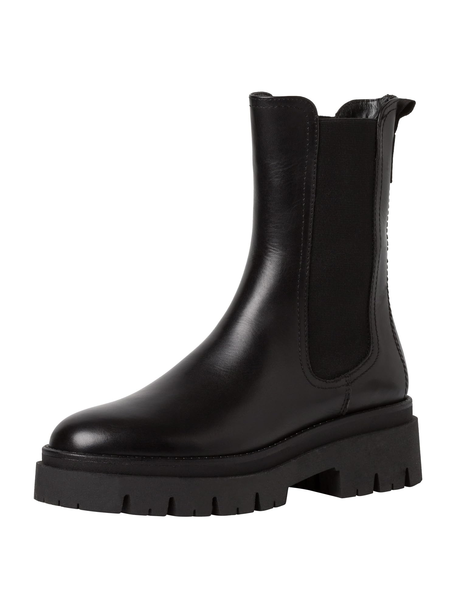 Tamaris Women's Black Chelsea Boots, 6 Uk, Leather Chelsea Boot