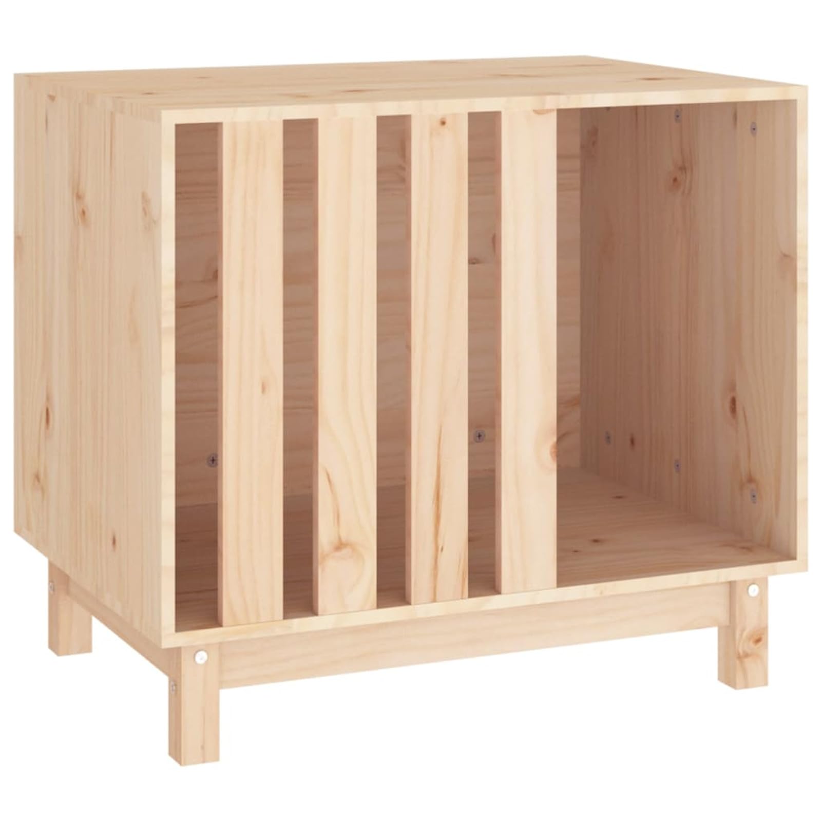 Buda dla psa, domek dla psów, budka dla psa, budka dla kota, szafka dla psa, meble z litego drewna sosnowego 70 x 50 x 62 cm