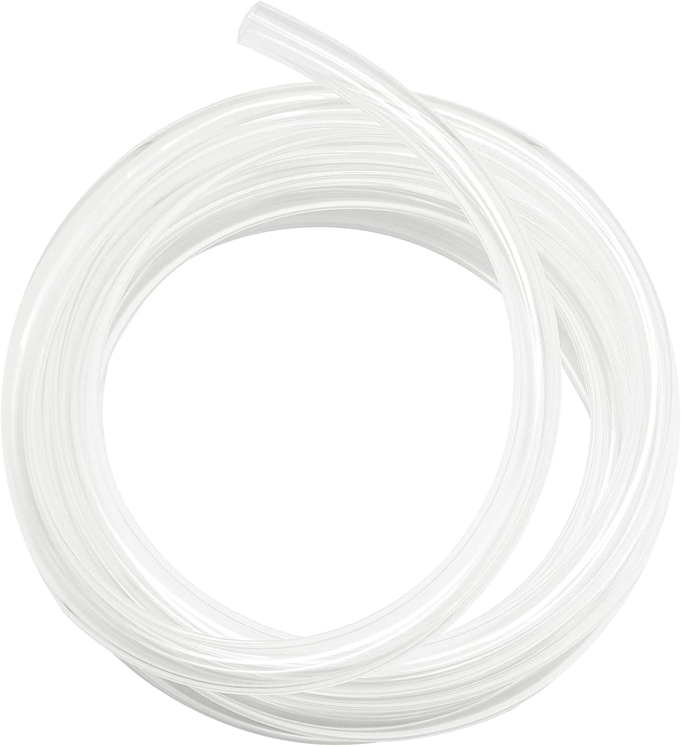 Tubo Flexible Transparente PVC 20 Metros 8mm x 10mm Manguera Nivel Líquidos