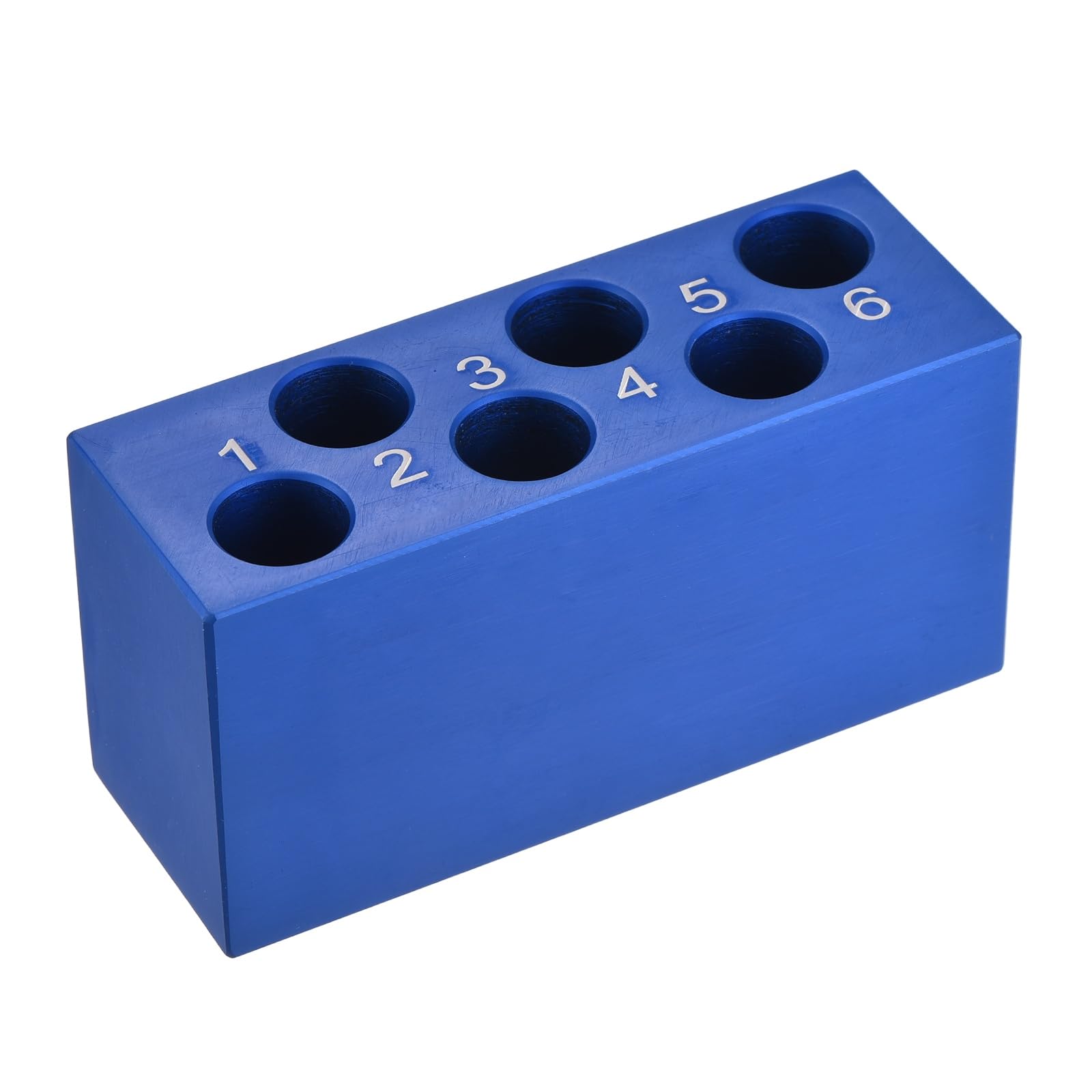PATIKIL 6 Pozzi Portaprovette Microcentrifuga Raffreddato Blocco Blu