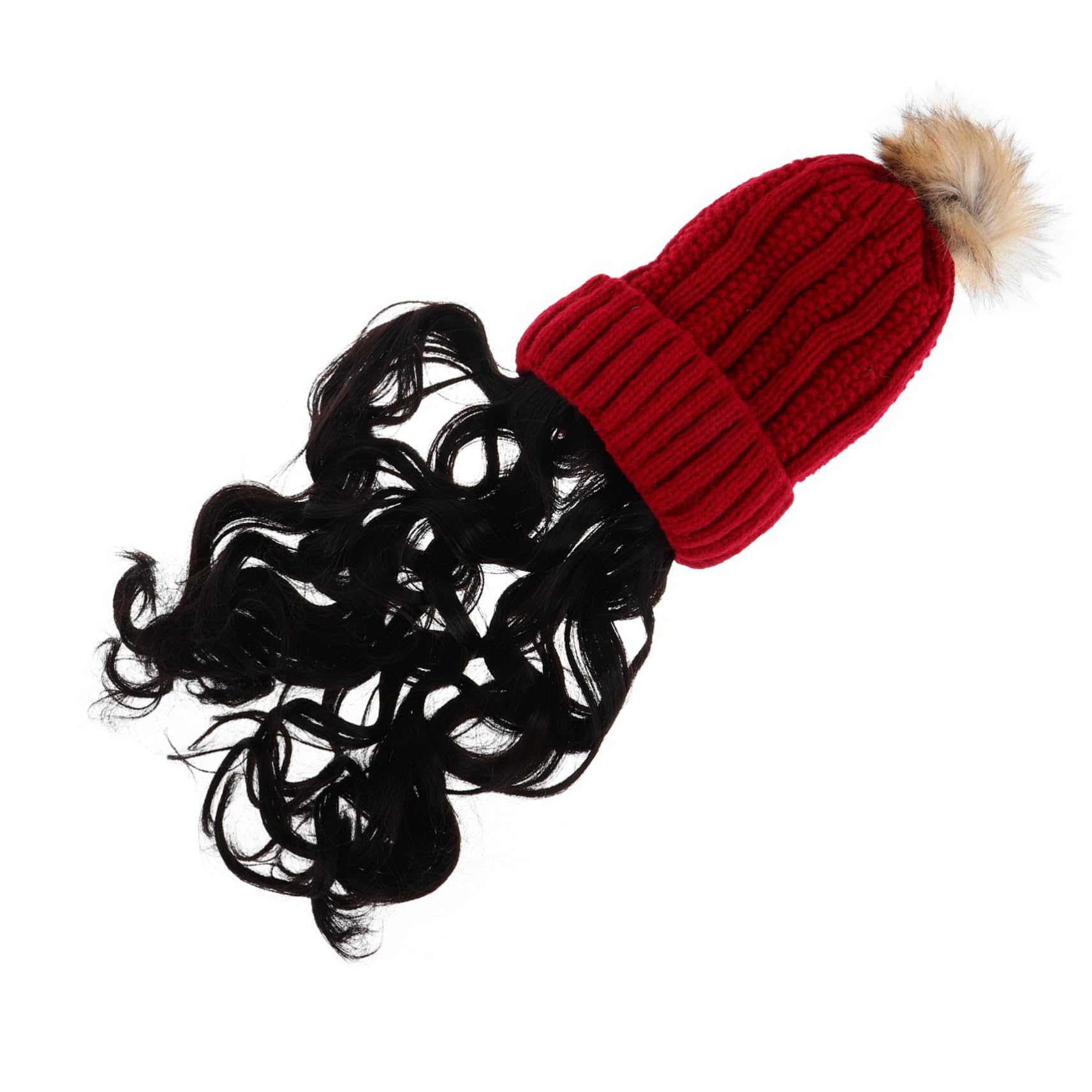Bonnet tricoté drôle accessoire mode à offrir à Noël - 8
